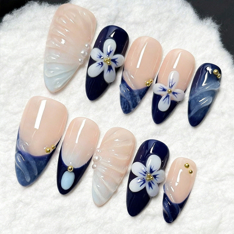 Florales Themen Press-On Nagel Set Brehn