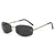 Stylische moderne rechteckige Sonnenbrille