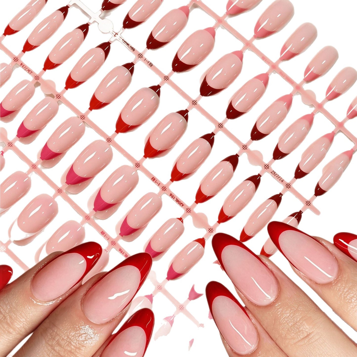 Premium Abnehmbares Press-On-Nagelset Brehn