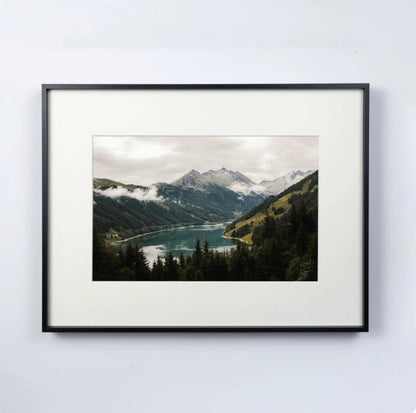 Landschaftsbild mit Rahmen