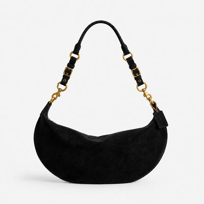 Weiche Wildleder Kurvige Handtasche