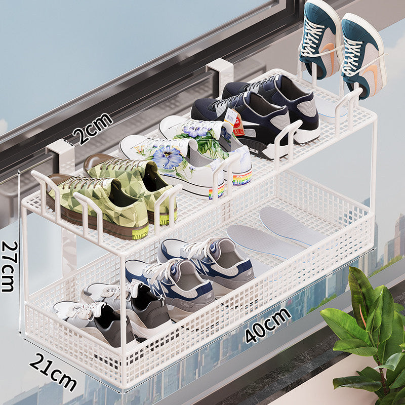 Verstellbarer Schuh-Organizer für die Tür Brehn
