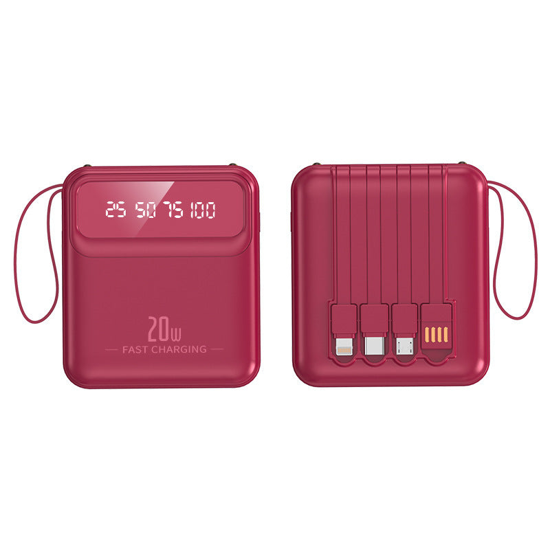 Tragbare Powerbank mit integrierter Multifunktionsladetechnologie Brehn