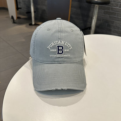 Herren Vintage-inspirierte bestickte Baseballmütze Brehn