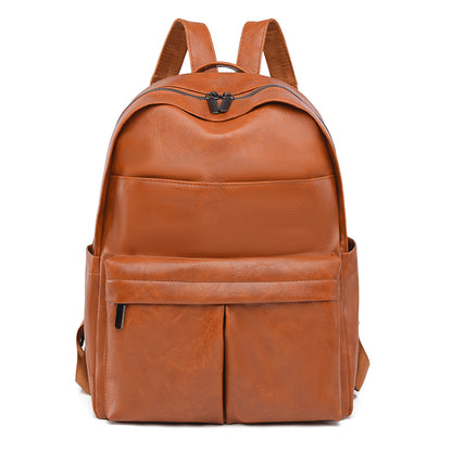Premium Leder Laptop Rucksack Brehn