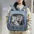 Unisex Haustier-Rucksack mit transparentem Sichtfenster Brehn
