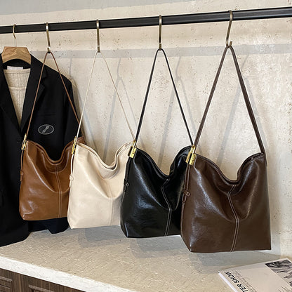 Minimalistische Leder Schultertasche