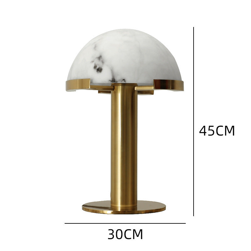 Moderne Marmorkuppel Tischlampe