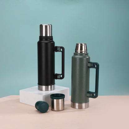 Unisex Isolier-Trinkflasche mit Handgriff Brehn