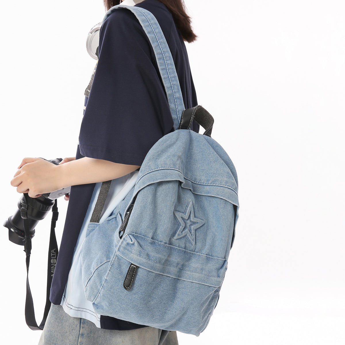 Stern-verzierte lässige Rucksack Brehn