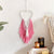 Dekorative Makramee Wandbehang mit Herzdesign