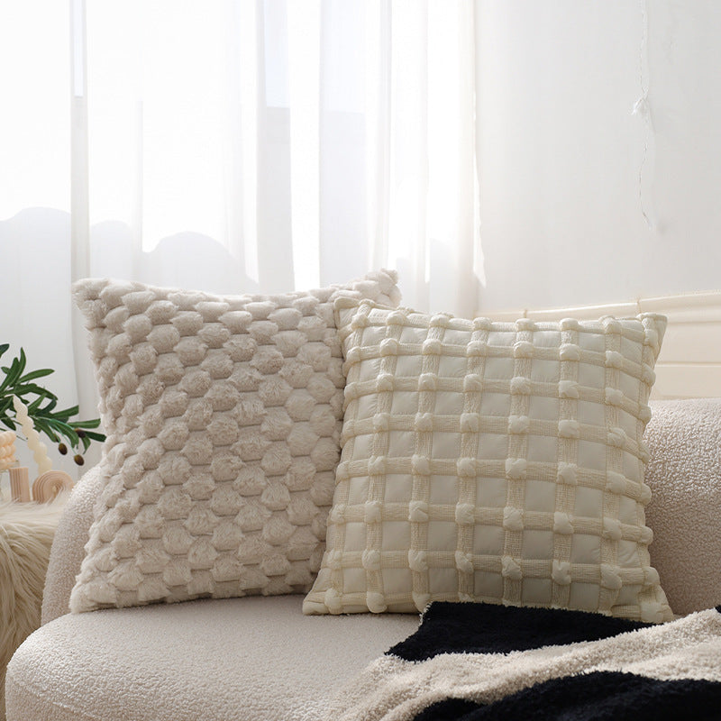 Kuschelkissen im Teddyfell-Stil Brehn