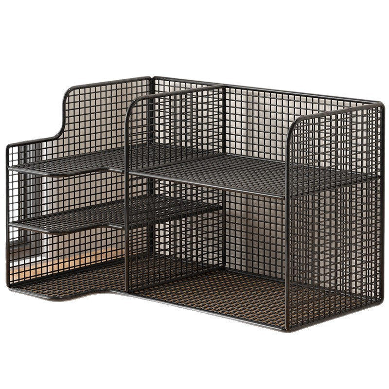 Moderner Drahtgitter Dokumentenorganisator Rack Brehn