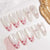 Künstlerisches dekoratives Press-On-Nagelset Brehn