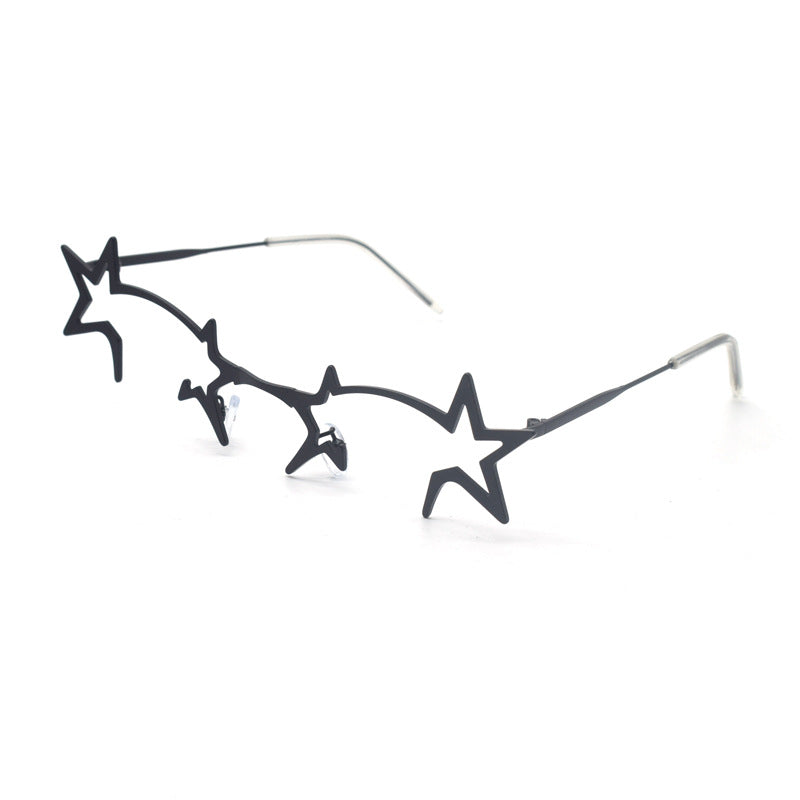 Künstlerische sternförmige Brille Brehn