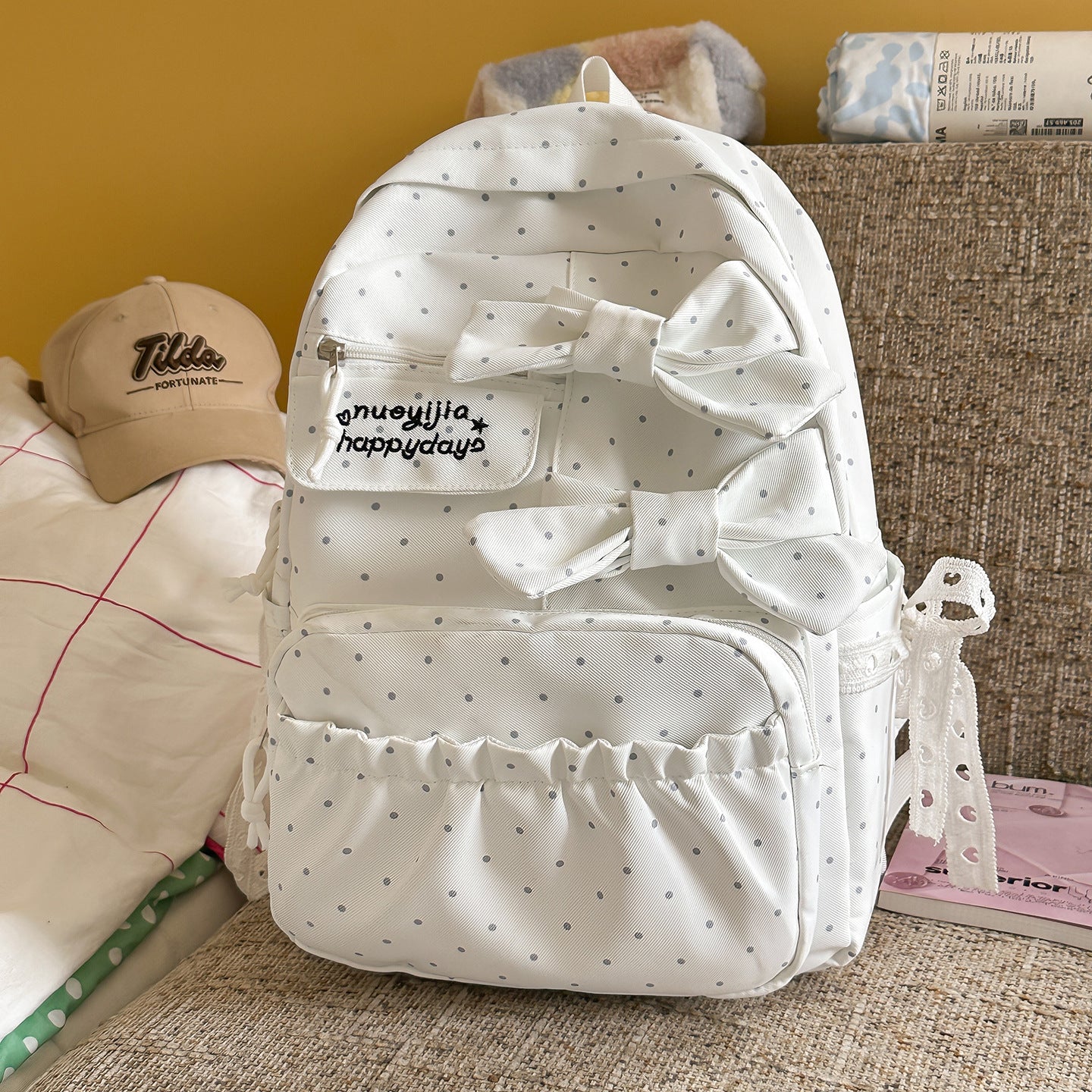 Stylische Blumen-Rucksack