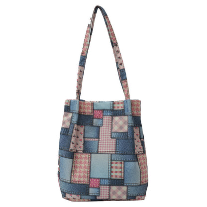 Stylische Patchwork-Tasche