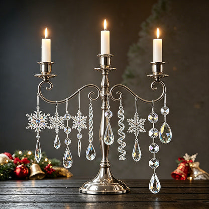 Kristall Schneeflocken Ornament Set