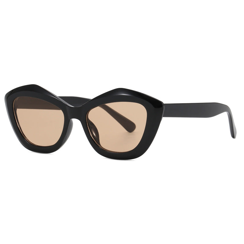Damen Cat-Eye Sonnenbrille mit stylischem Leopardenmuster Brehn