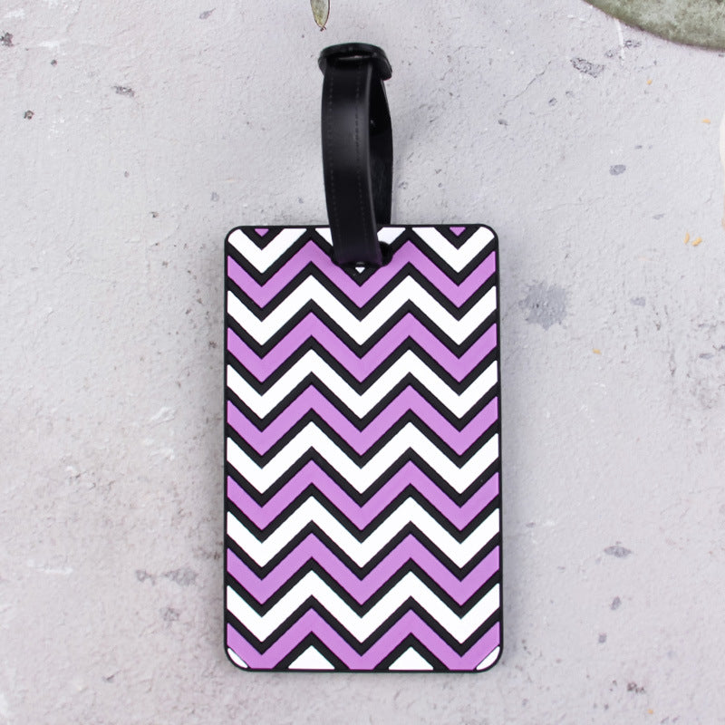 Stylische Chevron-Muster Gepäckanhänger Brehn