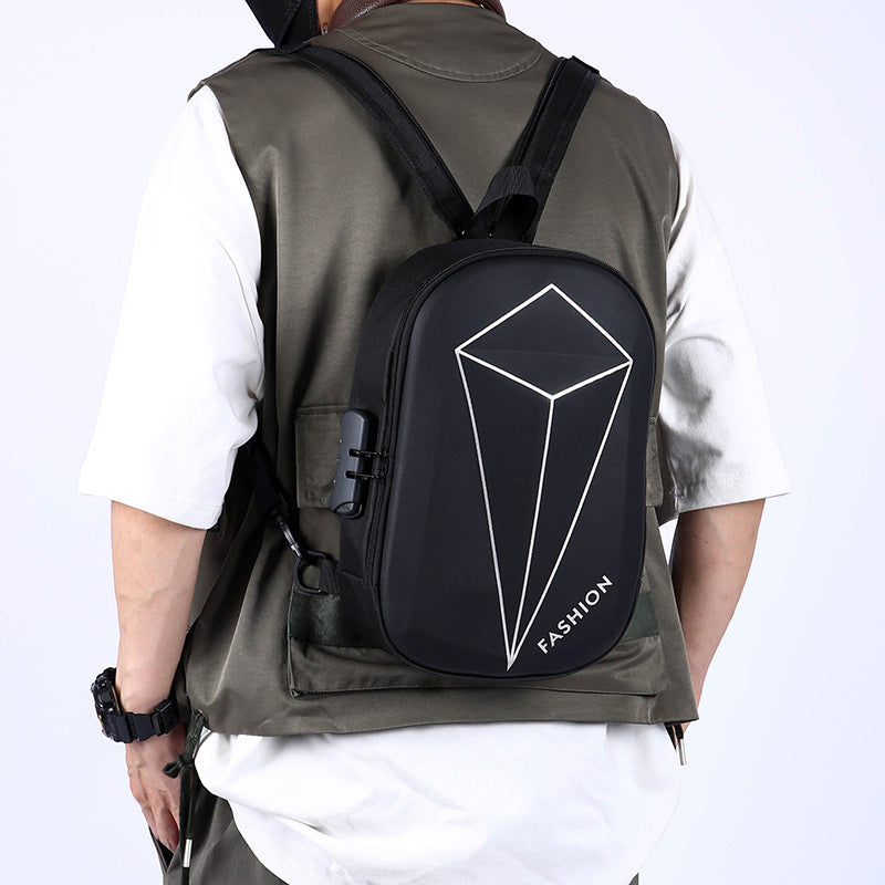 Moderner Minimalistischer Sling-Rucksack Brehn