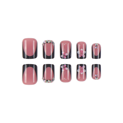 Dekoratives Press-On Nagelkunst-Set Brehn