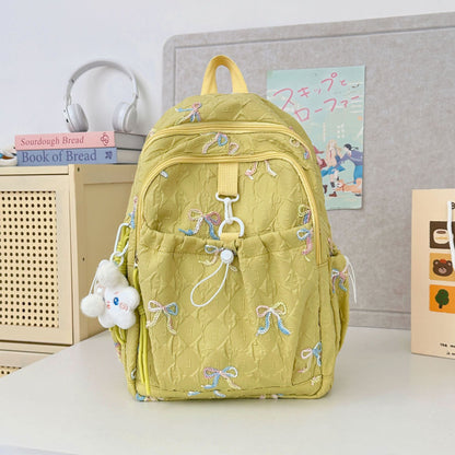 Verspielt bestickter Rucksack