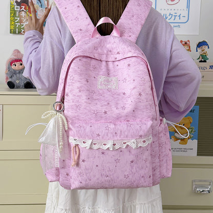 Stylischer Sternmuster-Rucksack Brehn