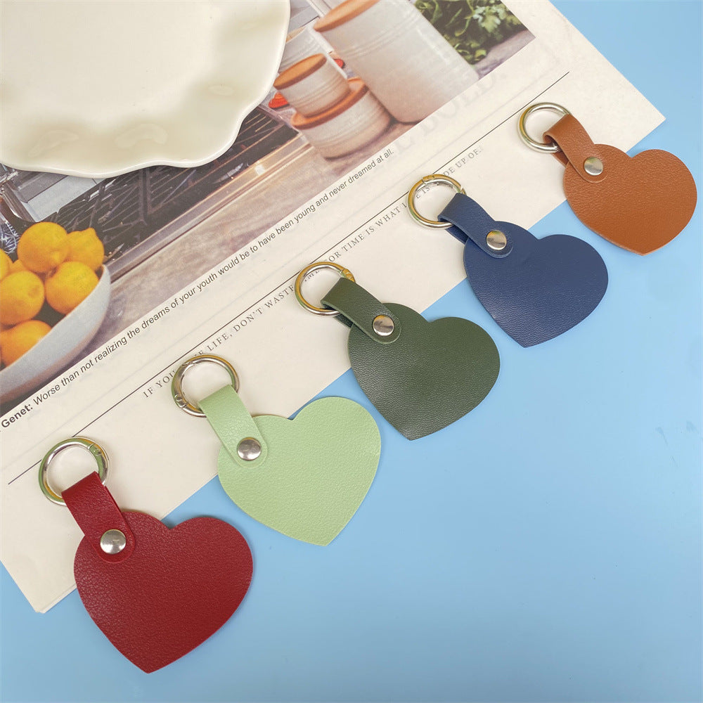 Premium Herzförmiger Leder-Schlüsselanhänger Brehn
