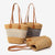 Damen Strandtasche mit elegantem geflochtenem Design Brehn