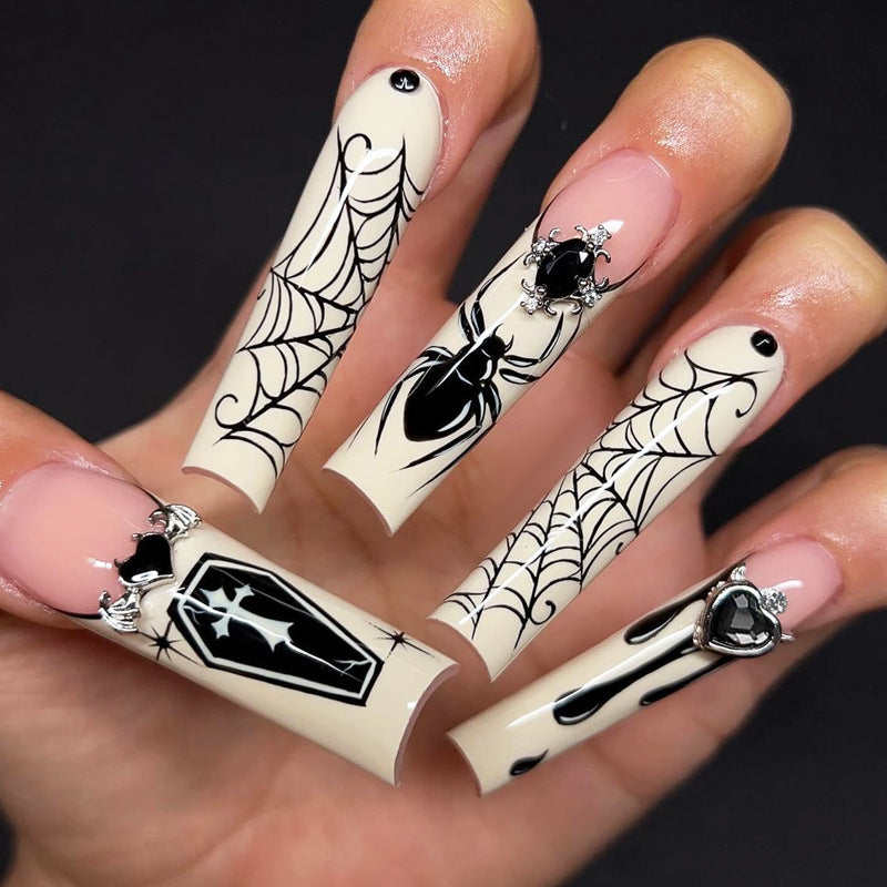 Gothic Style Press-On Nails Set Brehn