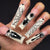 Gothic Style Press-On Nails Set Brehn
