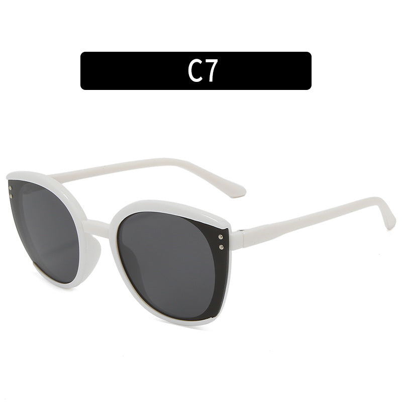 Stylische Übergroße Geometrische Sonnenbrille
