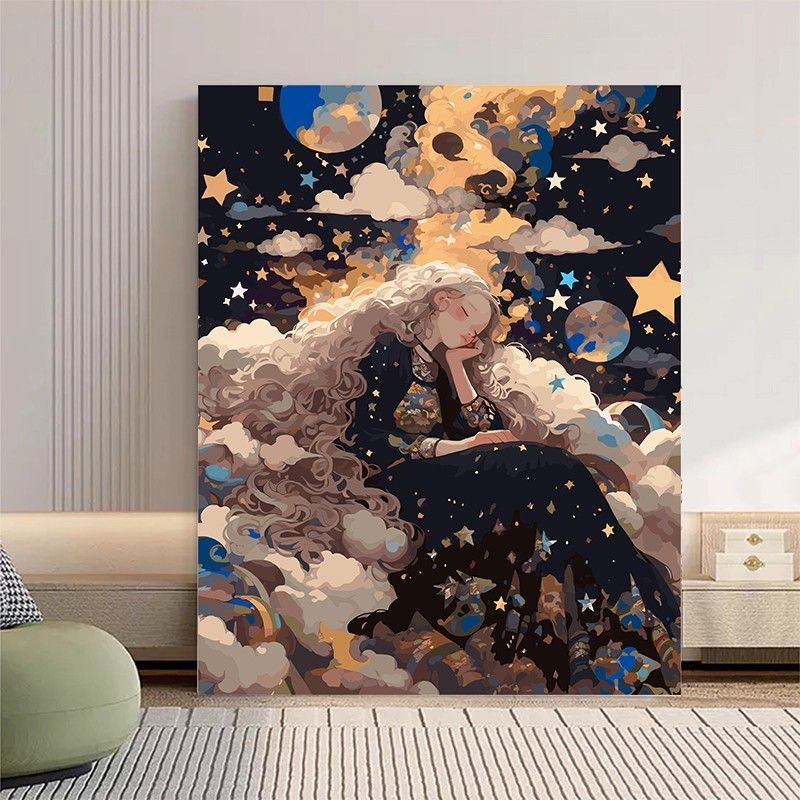 Gemütliche Wohnillustration Leinwandkunst Brehn