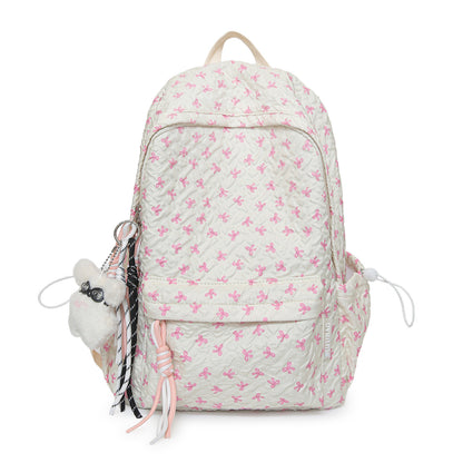Gestepptes Blumenmuster Rucksack Brehn