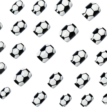Fußball-inspirierte Nagelkunst Brehn