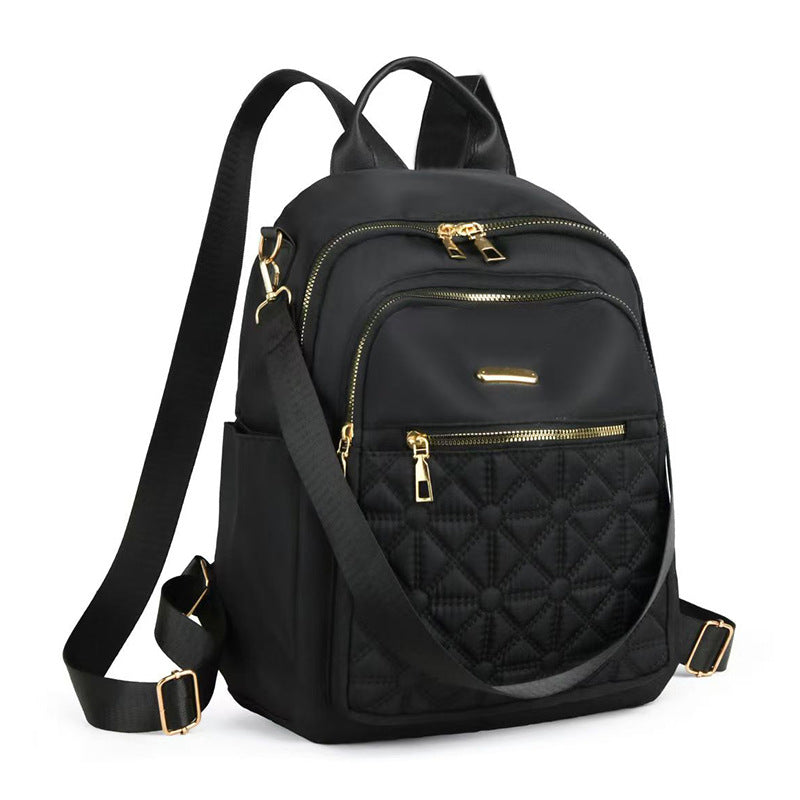 Elegante gesteppte Multi-Taschen-Rucksack Brehn