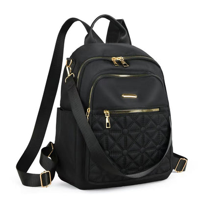 Elegante gesteppte Multi-Taschen-Rucksack Brehn