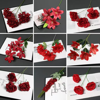Elegante Pfingstrose Blumenstiel für die Heimdekoration