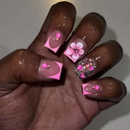 Elegante Nagelkunst Dekoration Brehn