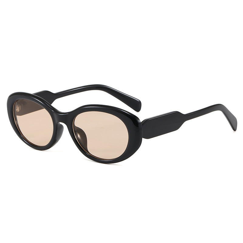 Ultra-modernes ovale Rahmen Sonnenbrille Brehn