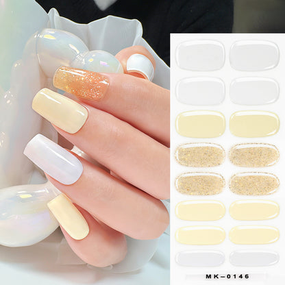 Premium Glänzende Gel-Nagelspitzen Set