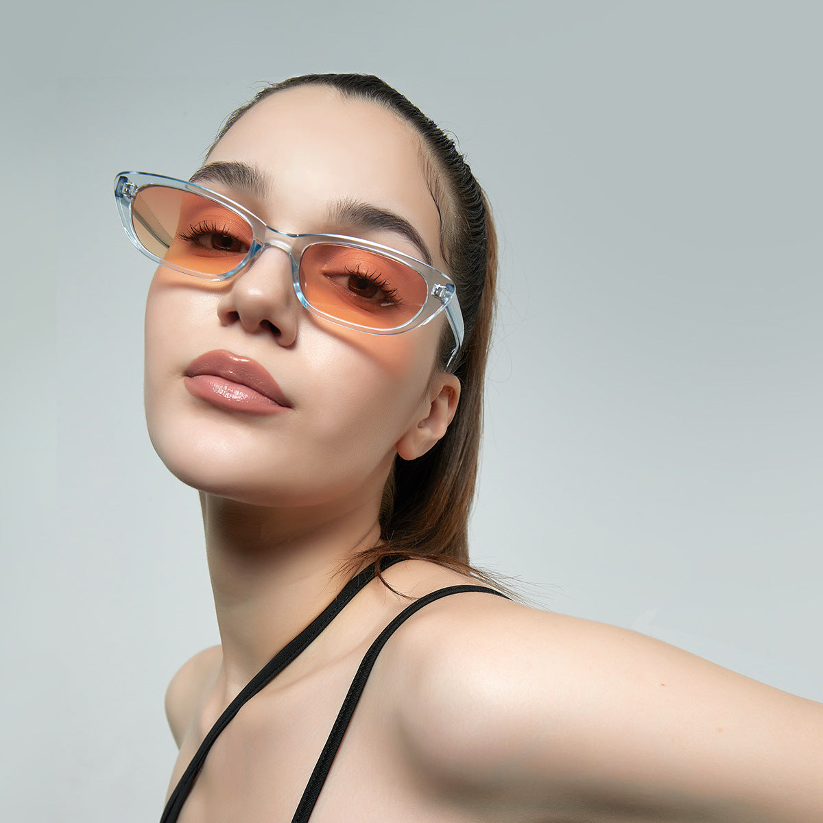 Damen modische Sonnenbrille mit einzigartigem Design und UV-Schutz Brehn