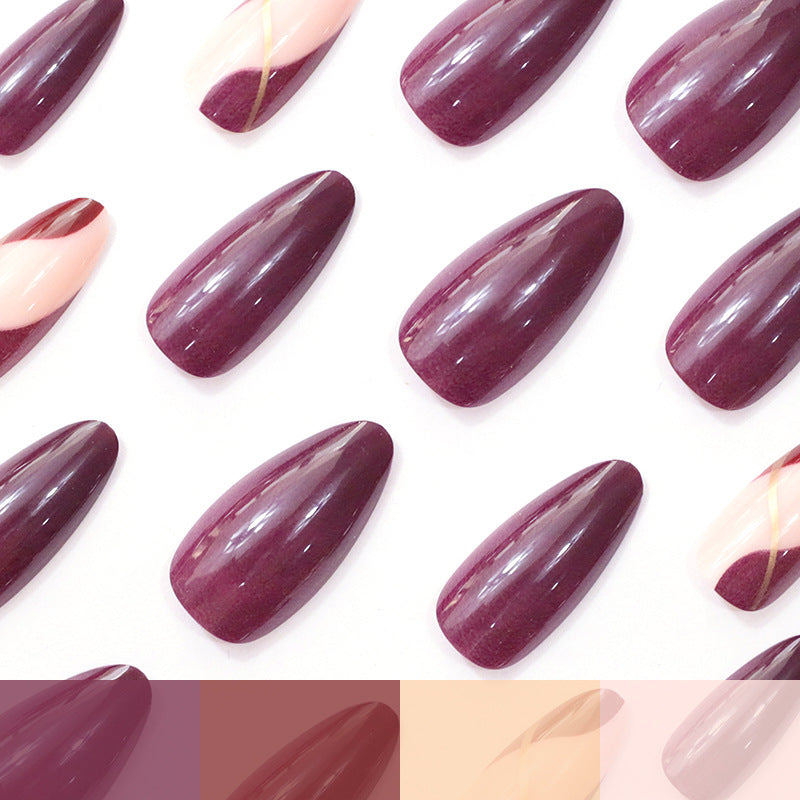 Elegante Farbverlauf-Nagelkunst-Fingerdesign Brehn