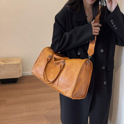 Luxuriöse Leder Reise-Tasche Brehn