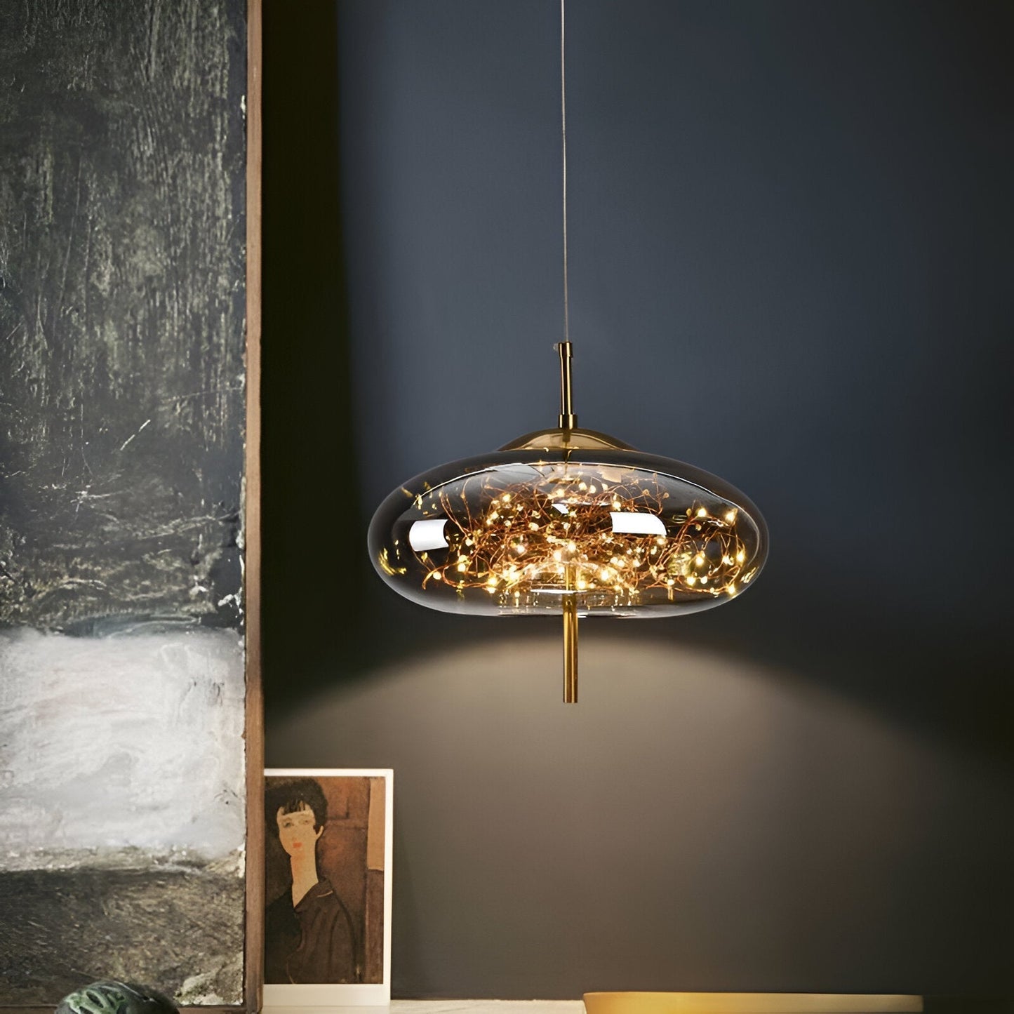Brehn | Glas Nordisch Luxe Pendelleuchte
