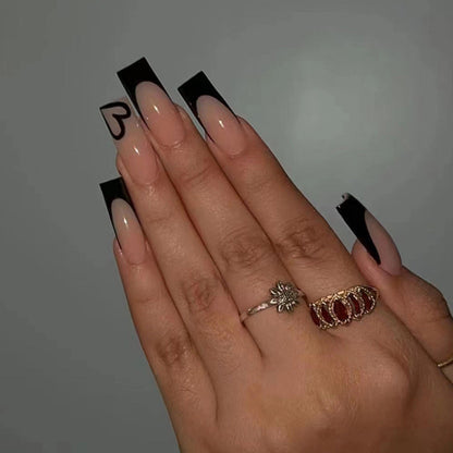 Künstlerische Stiletto-Nagelverlängerungen
