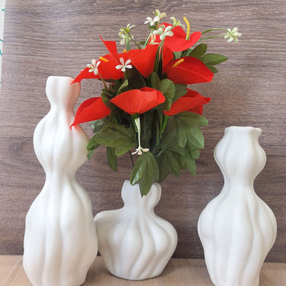 Abstract Textured Decorative Vase Brehn