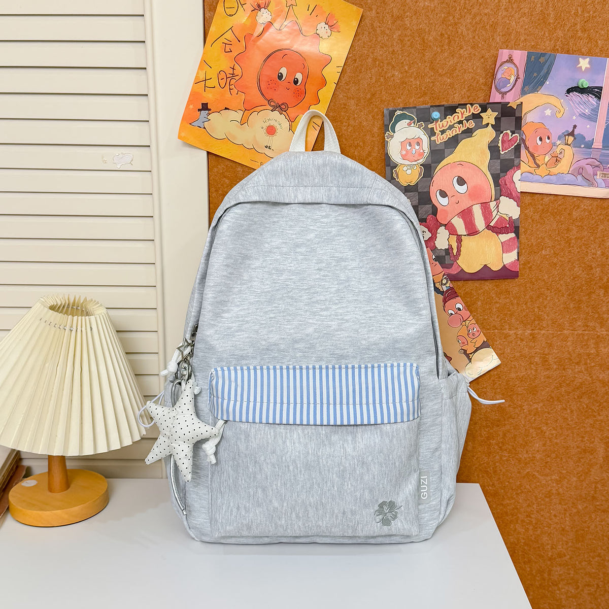 Verspielt gestickter Rucksack Brehn