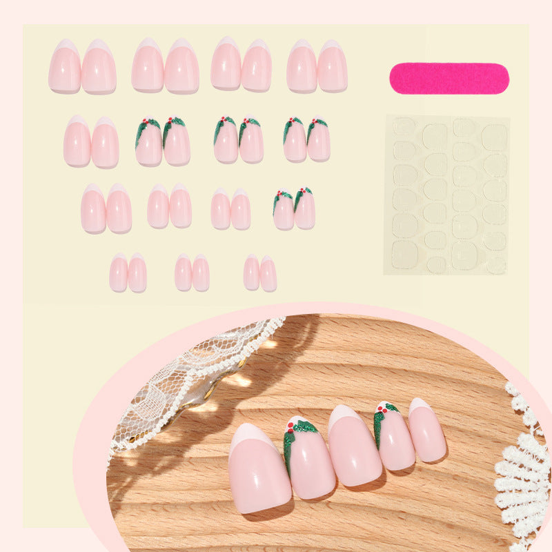 Kunstnagelset mit eleganten Blumenakzenten Brehn
